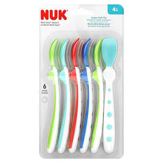 NUK, First Essentials, ложки для отдыха, для детей старше 6 месяцев, 6 ложек