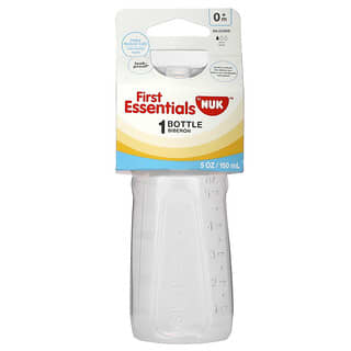 NUK, Primeiro Frasco Essentials, Mais de 0 Meses, Fluxo Lento, 150 ml (5 oz)