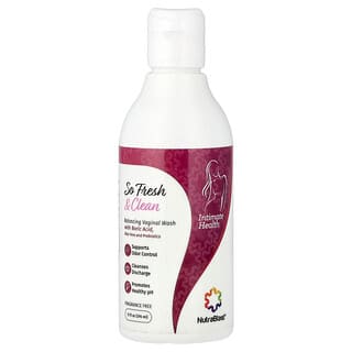NutraBlast, So Fresh & Clean, Balancing Vaginal Wash, Fragrance Free, 10 fl oz (296 ml)