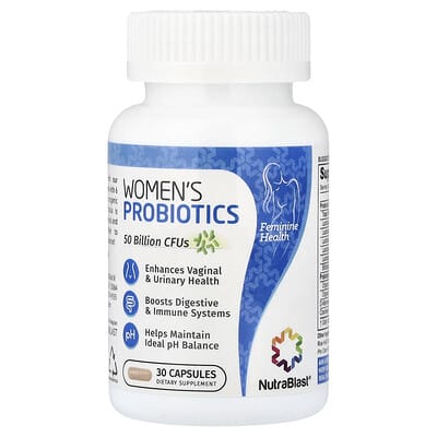 NutraBlast, Probiotic for Women, 30 Capsules