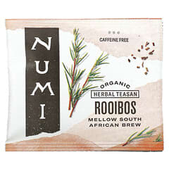 Numi Tea, Teasan de Ervas Orgânicas, Rooibos, Sem Cafeína, 18 Saquinhos de Chá, 43,2 g (1,52 oz)