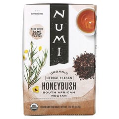 نومي تي‏, تيسان عشبي عضوي ، شجيرة العسل ، خالٍ من الكافيين ، 18 كيس شاي ، 1.52 أونصة (43.2 جم)