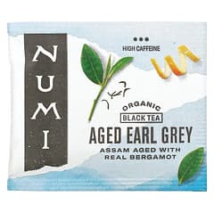 Numi Tea, オーガニックブラックティー、熟成アールグレイ、ティーバッグ18袋、36g（1.27オンス）