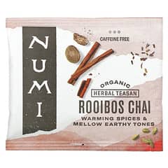 Numi Tea, 유기농 허브티, 루이보스 차이, 카페인 무함유, 티백 18개, 48.6g(1.71oz)