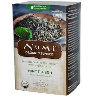 Numi Tea, 有機薄荷茶，16個茶包，1.13盎司（32克）