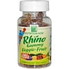 Rhino, Gummy Veggie-Fruit, 60 Sour Gummy Bears