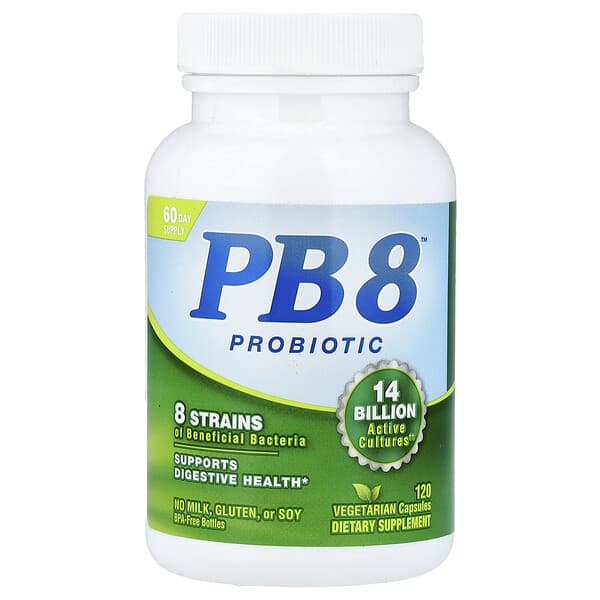 PB 8™ Probiotic, 120 Vegetarian Capsules (7 Billion CFU per Capsule)
