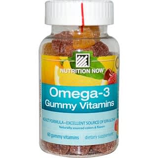 Nutrition Now, Omega-3 Gummy Vitamins, Adult Formula, 60 Gummy Vitamins