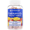Calcium + D3 Gummy Vitamins, Orange, Cherry & Strawberry, 60 Gummy Vitamins