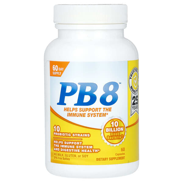 Nutrition Now, PB 8™，100 億，60 粒膠囊