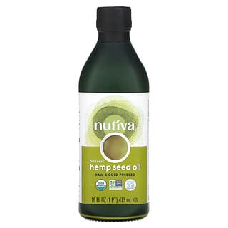 Nutiva, органическое масло семян конопли, холодного отжима, 473 мл (16 жидк. унций)