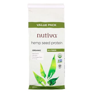 Nutiva, Proteína de semilla de cáñamo orgánico, 851 g (30 oz)