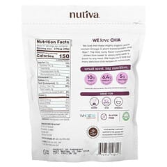 Nutiva, Biologische Chiasamen, Schwarz, 340 g