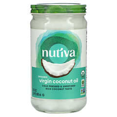 Nutiva, органічна кокосова олія, перший віджим, 680 мл (23 рідк. унції)