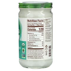 Nutiva, 유기농 코코넛 오일, 버진, 23 fl oz (680 ml)