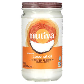Nutiva, 有機椰子油，精煉、精製，23液體盎司（680毫升）