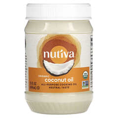 Nutiva, All-Purpose Cooking Oil, Organic Coconut Oil, 15 fl oz (444 ml)