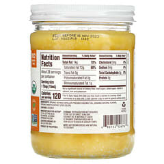 Nutiva, オーガニックココナッツオイル、バター風味、414ml（14液量オンス）