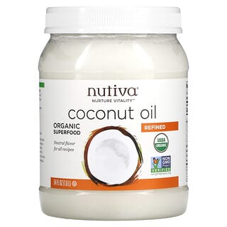 Nutiva, 有机椰子油，通用食用油，54 液量盎司（1.6 升）