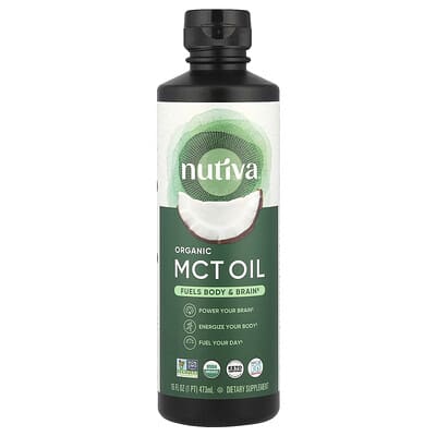 Nutiva, Organic Medium Chain Triglyceride Oil, 16 fl oz (473 ml)
