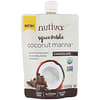 Органическое сжимаемое кокосовое масло, Coconut Manna, со вкусом шоколада, 176 г