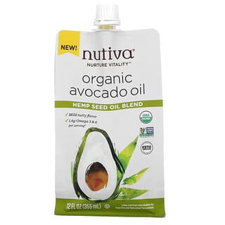 Nutiva, Aceite de aguacate orgánico, 355 ml (12 oz. Líq.)