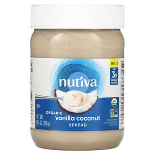 Nutiva, Tartinade biologique à la vanille et à la noix de coco, 326 g (11,5 oz)