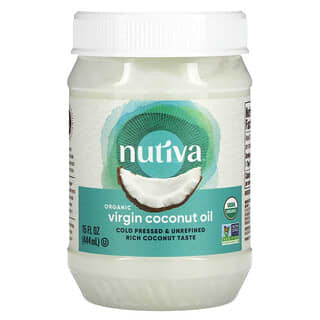 Nutiva, Óleo de Coco Orgânico, Virgem, 444 ml (15 oz)