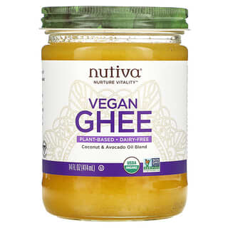 Nutiva, Vegan Ghee, 14 fl oz (414 ml)