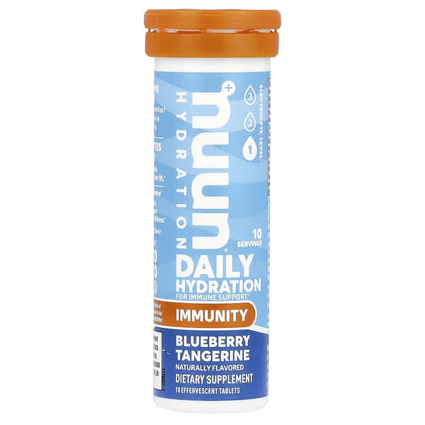 Hydration, Immunity, Blueberry Tangerine, 10 Effervescent Tablets