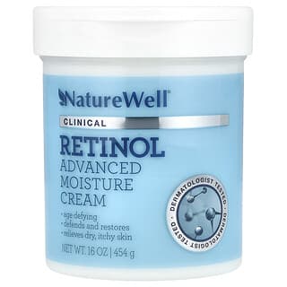 Naturewell, Retinol Advanced Moisture Cream, verbesserte Feuchtigkeitscreme mit Retinol, 454 g (16 oz.)