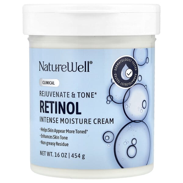 Naturewell, Retinol, Intense Moisture Cream, 16 oz (454 g)