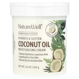ناتشرويل‏, Coconut Oil Moisturizing Cream, 16 oz (454 g)