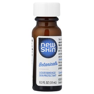 New Skin, Liquid Bandage, Skin Protectant, Botanicals, 0.3 fl oz (10 ml)