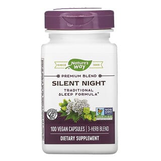 Nature's Way, Silent Night, 100 capsules vegan