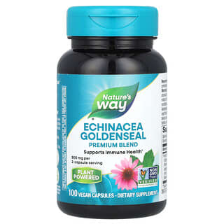 Nature's Way, Échinacée Goldenseal, 450 mg, 100 capsules végétariennes
