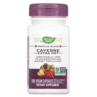Nature's Way, Cayenne Extra Hot, 100 Vegan Capsules