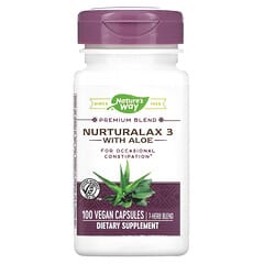 Nature's Way, Nurturalax 3 à l'aloès, 100 capsules vegan