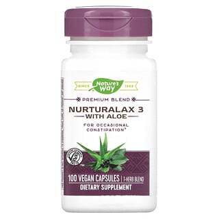 Nature's Way, Nurturalax 3 with Aloe, 100 Vegan Capsules