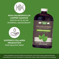 Nature's Way, Chlorofresh, Liquid Chlorophyll, Mint, 132 mg, 16 fl oz (473.2 ml)
