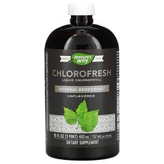 Nature's Way, Chlorofresh, Clorofila líquida, Sin sabor, 480 ml (16 oz. líq.)