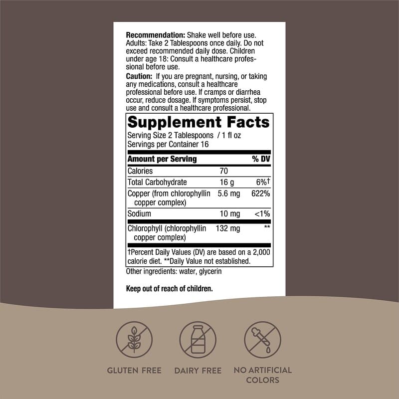 Nature's Way, Chlorofresh, Liquid Chlorophyll, Unflavored, 16 fl oz (480 ml)
