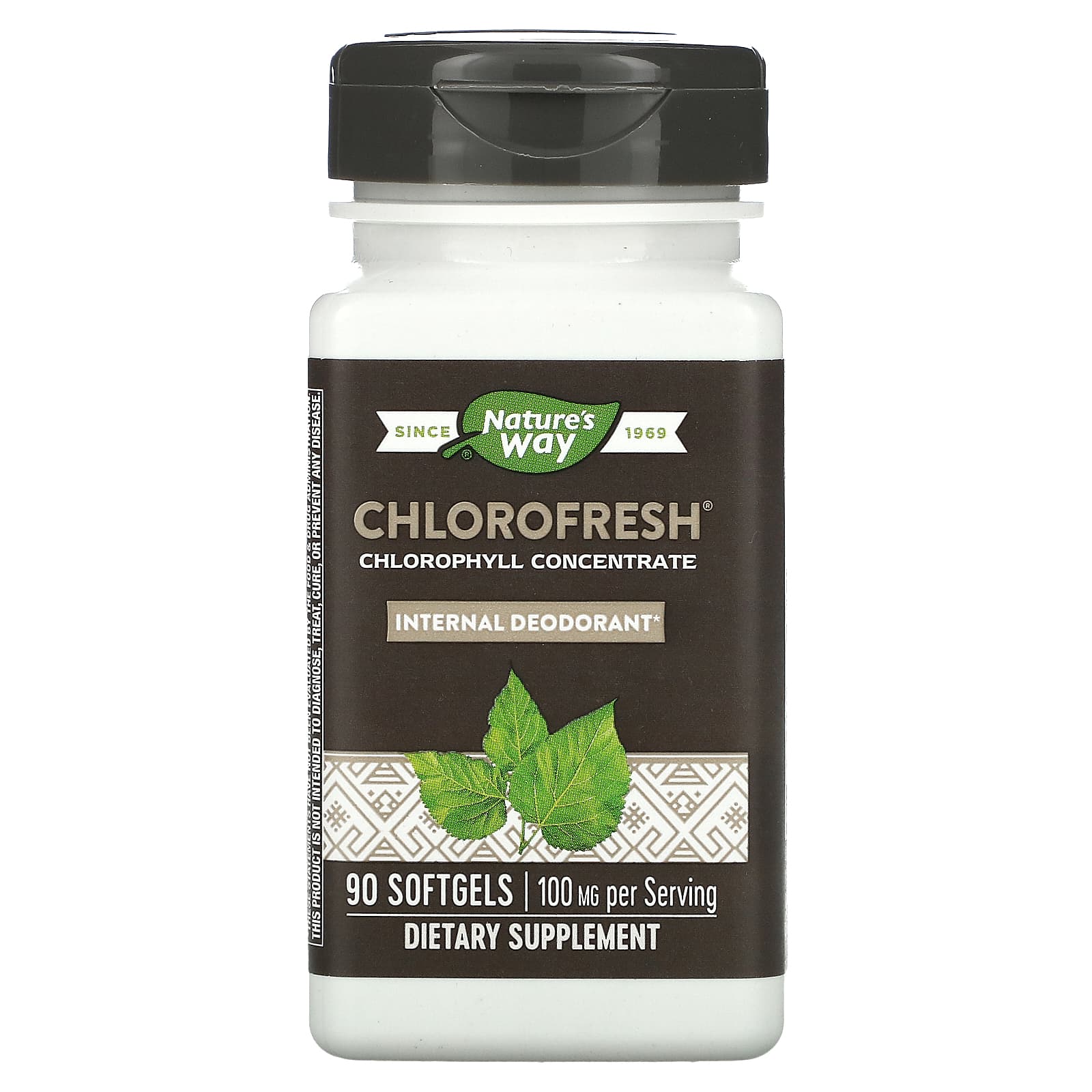 Natures Way, Chlorofresh, концентрированный хлорофилл, 90 мягких таблеток