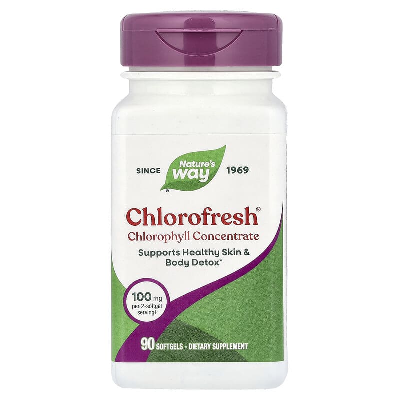 Chlorofresh®（クロロフレッシュ）、濃縮クロロフィル、ソフトジェル90
