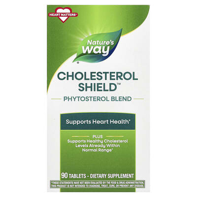 Nature's Way, Cholesterol Shield™, Phytosterol Blend, 90 Tablets