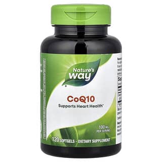 Nature's Way, Коэнзим Q10, 100 мг, 120 мягких таблеток