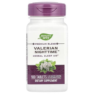 Nature's Way, Valerian Nighttime™, 100 comprimés