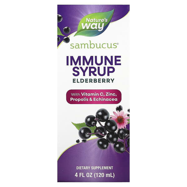 Sambucus, Immune Syrup, Elderberry, 4 fl oz (120 ml)
