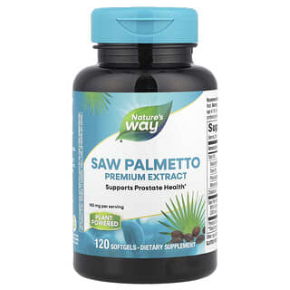 Nature's Way, Sabal serrulata, 160 mg, 120 capsule molli