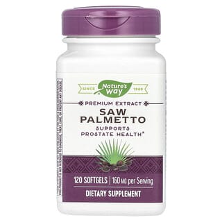 Nature's Way, Saw Palmetto, 160 mg, 120 Softgels
